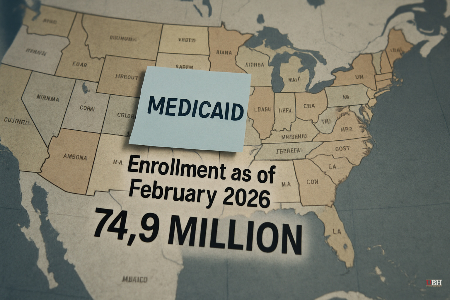 Medicaid Enrollment Sits at 74.9 Million as of February 2026 — Down 21% From Pandemic Peak, Still Above Pre-COVID Levels