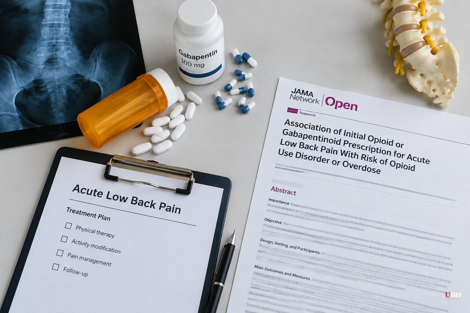 Medicaid Study: Back Pain Patients Started on Opioids or Gabapentinoids Had About Double the Rate of Opioid Use Disorder or Overdose