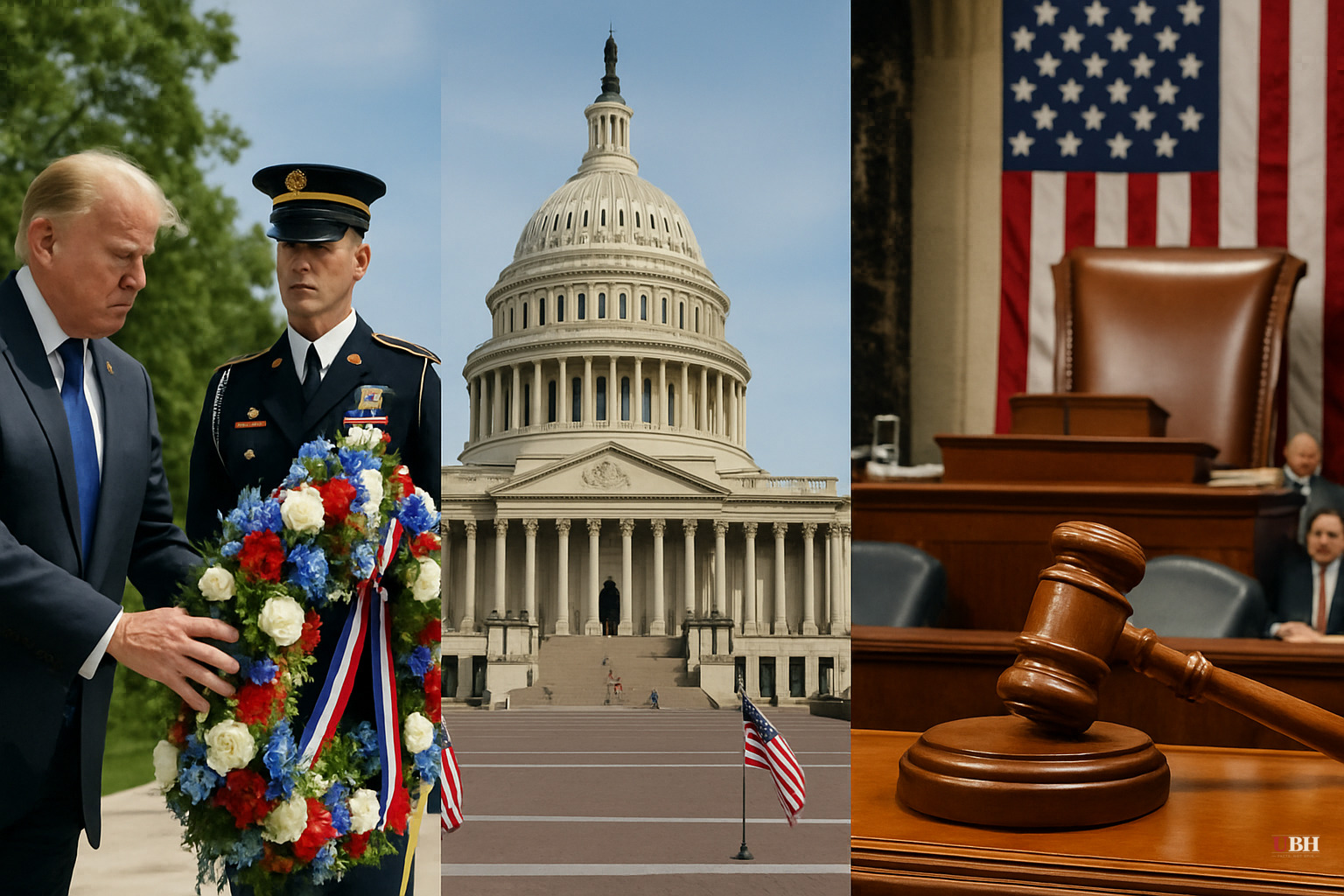 Memorial Day 2026: Trump Lays Wreath at Arlington, VA Backlog Falls 63%, and Congress Splits on Veterans Bills