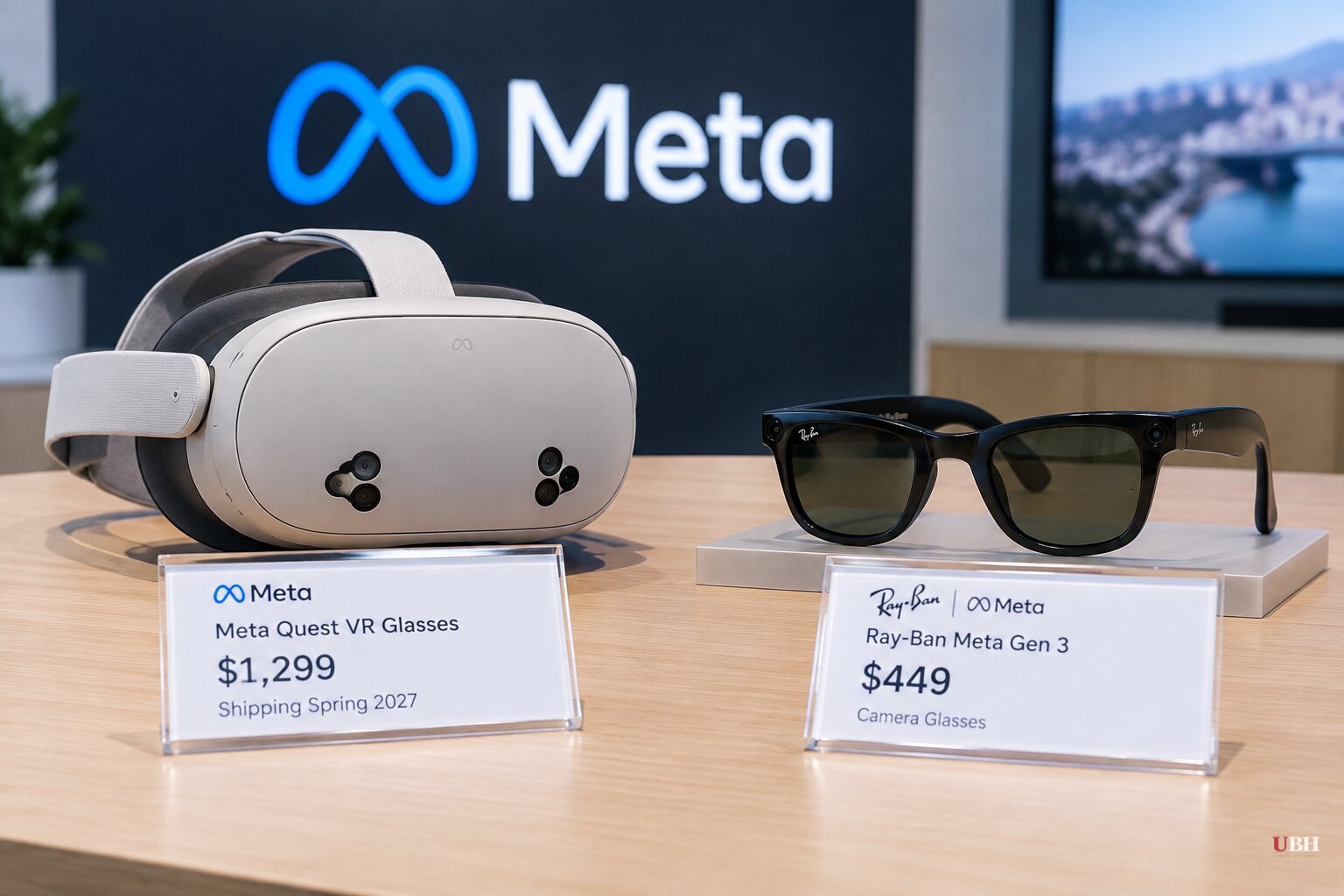 Meta Reveals VR Glasses Priced at $1,299, Shipping Spring 2027, Alongside New Ray-Ban Gen 3 Camera Glasses