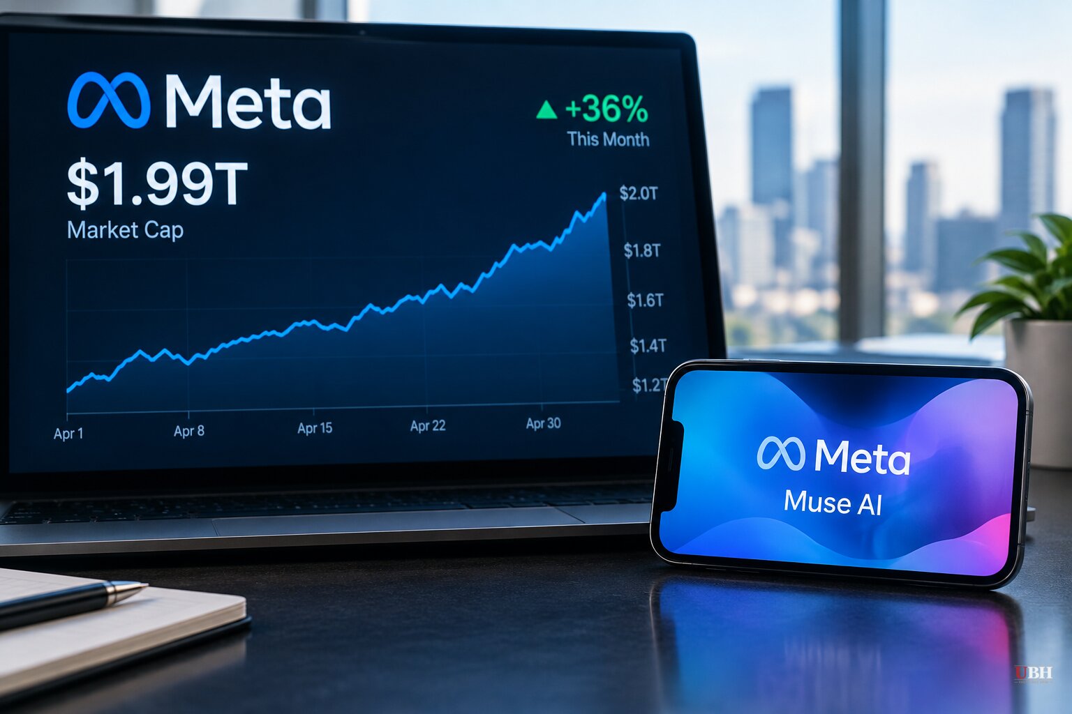 Meta Stock Nears $2 Trillion Valuation on Best Month Since 2013, Fueled by Muse AI Launch