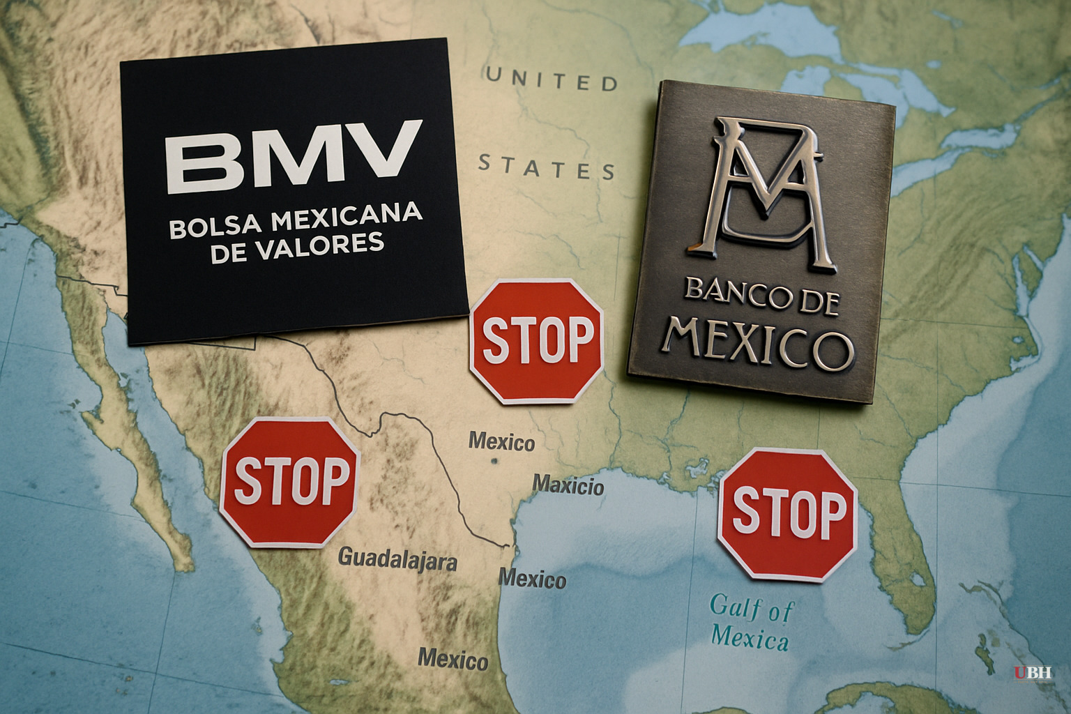 Mexico's Stock Exchange Halted Three Securities This Morning. Its Central Bank Is Also Navigating Rate Cuts and Slow Growth.