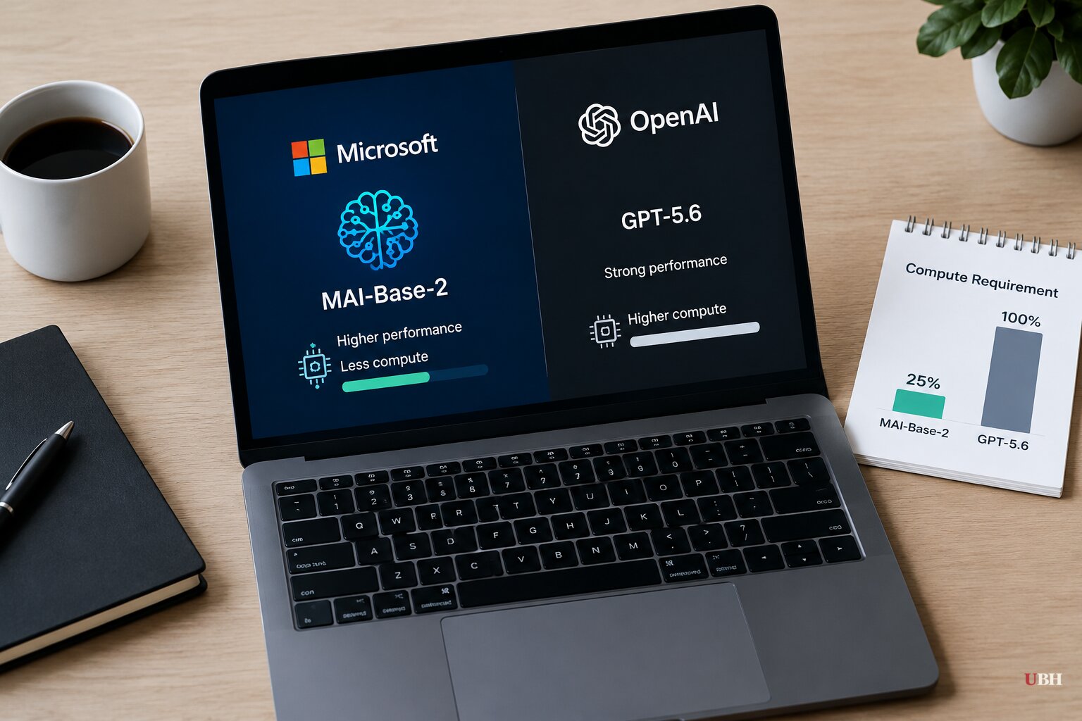 Microsoft AI chief tells staff new model beats the one behind GPT-5.6 using a quarter of the compute