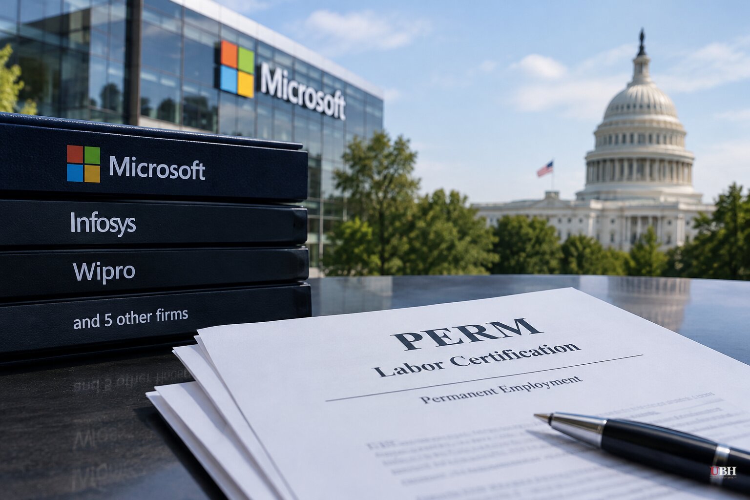 Microsoft Disputes Vance's PERM Abuse Claims as Eight Firms, Including Infosys and Wipro, Are Suspended