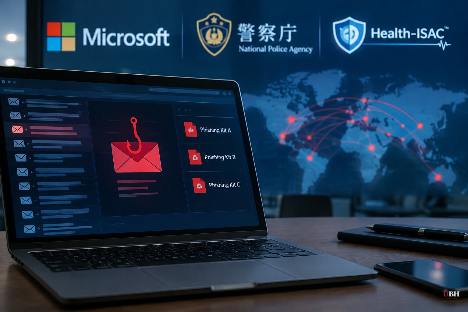Microsoft, Japan's National Police Agency and Health-ISAC disrupt phishing network tied to 1 billion messages