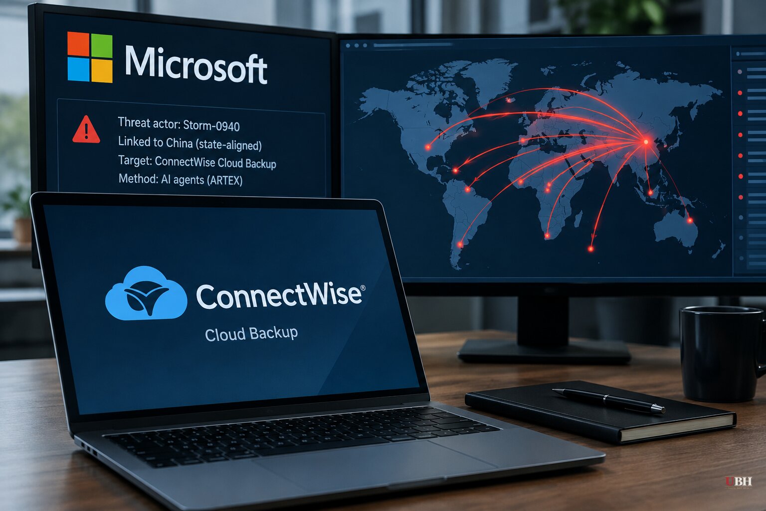 Microsoft Ties ConnectWise Cloud Backup Breach to China-Aligned Storm-0940, Which Used AI Agents Against 2,250+ Tenants