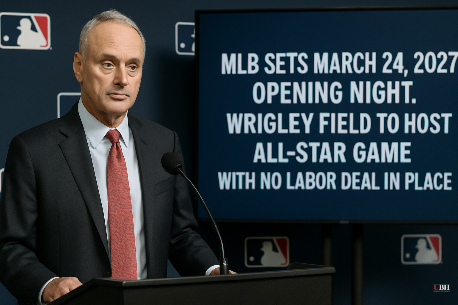 MLB Sets March 24, 2027 Opening Night, Wrigley Field to Host All-Star Game, With No Labor Deal in Place
