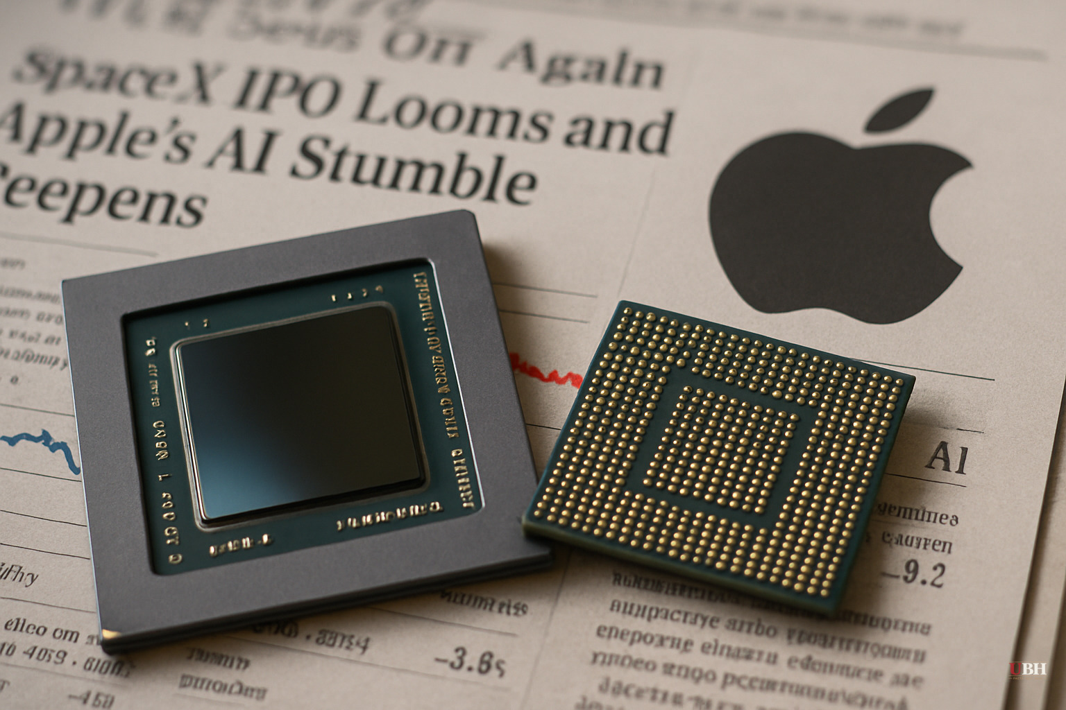 Monday's Chip Rebound Was a Head Fake: Tech Sells Off Again Tuesday as SpaceX IPO Looms and Apple's AI Stumble Deepens