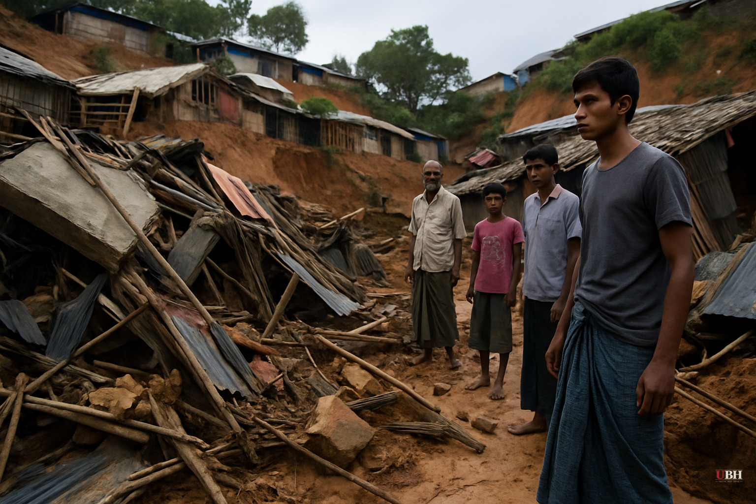 Landslides in Bangladesh Kill at Least 8 Rohingya Refugees