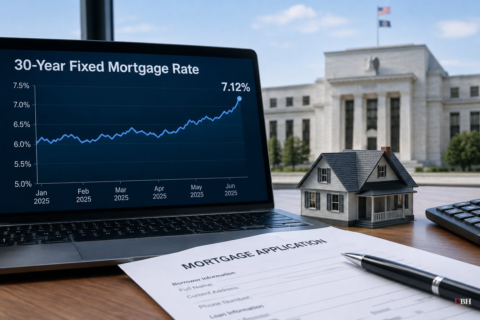 Mortgage Rates Cross 7% as Fed Weighs a Hike Into a $40 Trillion Debt Wall