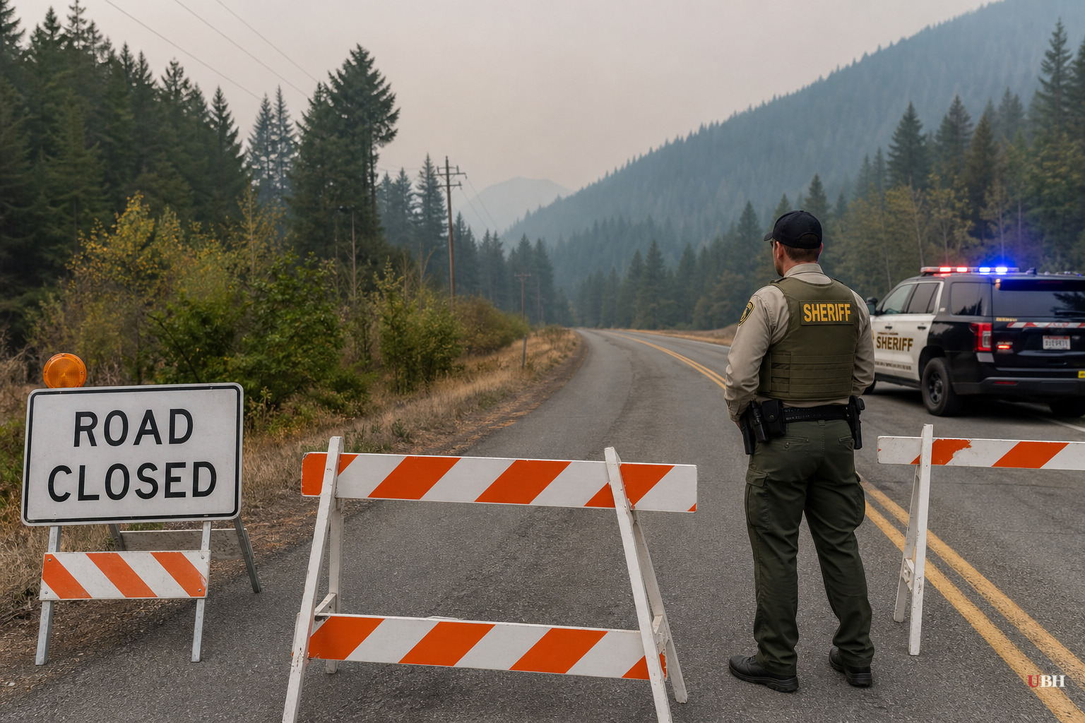 MP18 Fire Grows to 300 Acres Near Hoopa, Shuts Down Highway 96 for the Weekend