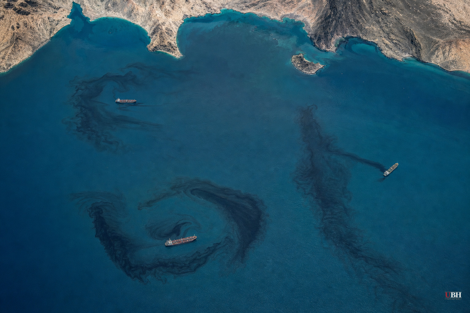 Multiple Oil Slicks Now Fouling the Gulf as Iran War Drags Into Its Sixth Month