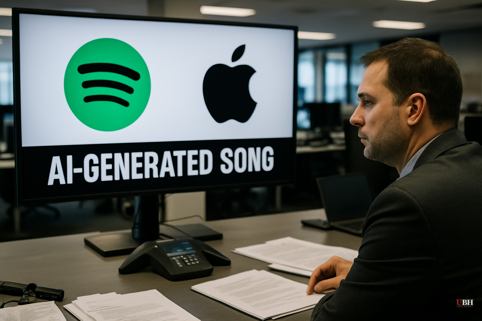 Music Labels Push Spotify and Apple Music to Slap Warning Labels on AI-Generated Songs
