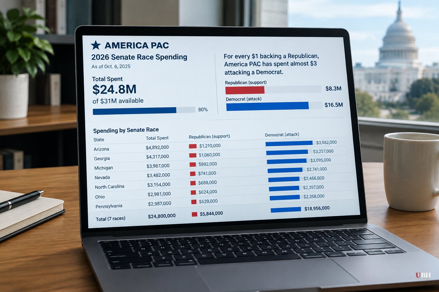 Musk's America PAC Has Put $24.8 Million Into Seven Senate Races, Mostly Against Democrats