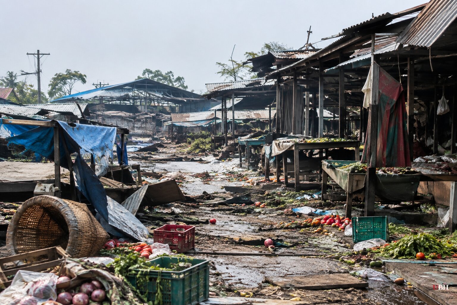 Myanmar Junta Airstrike Kills 49 at Rakhine Market, Arakan Army Vows Retaliation