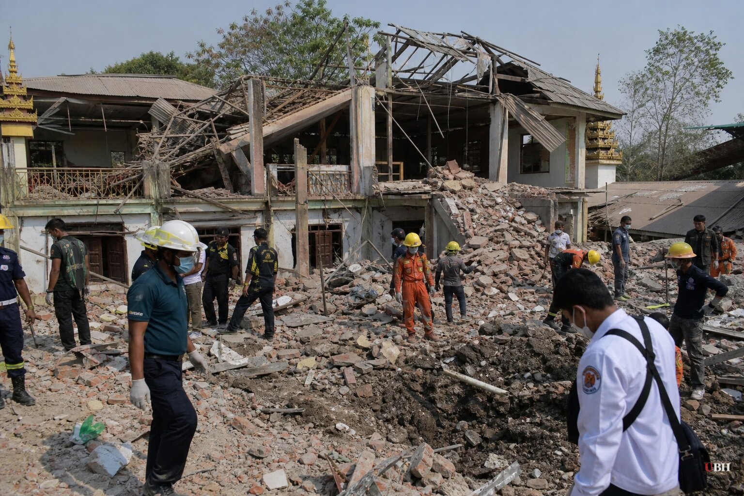Myanmar Military Airstrike Kills 14 at Buddhist Monastery During Lent Retreat