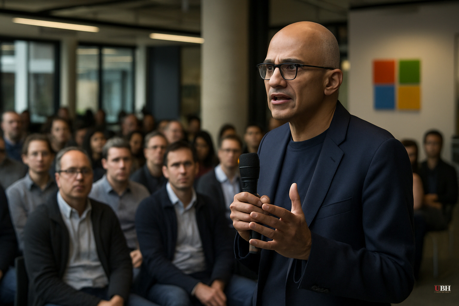 Nadella Publicly Criticizes Anthropic's Fable AI Restrictions to Microsoft Staff