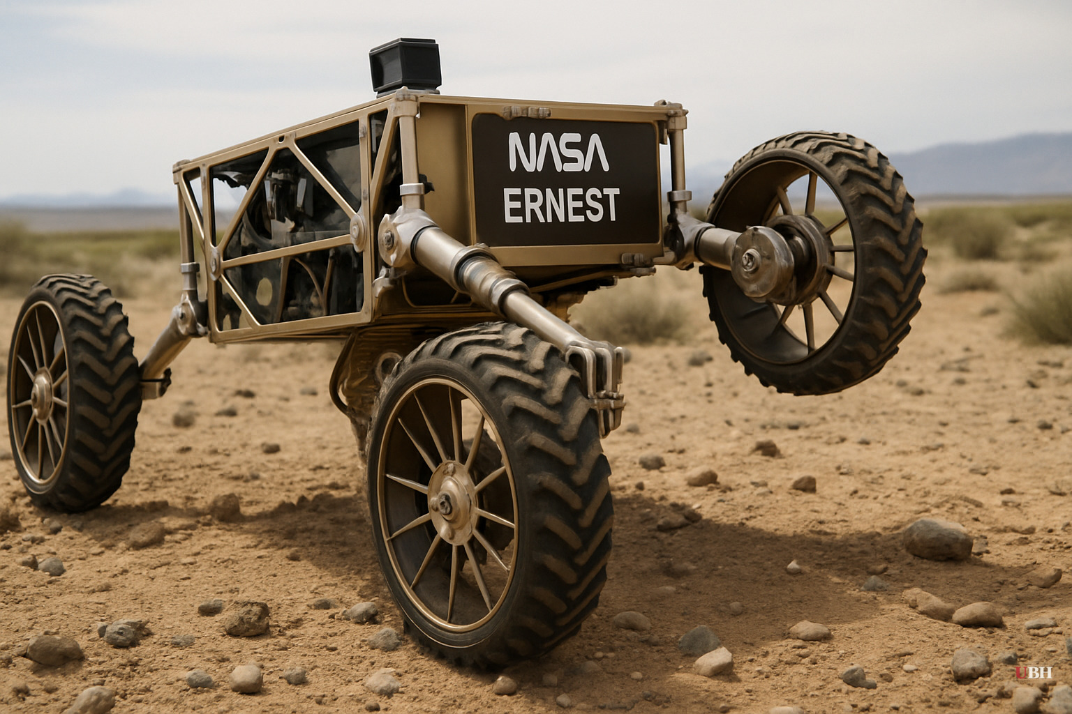 NASA's Ernest Prototype Rover Hits 0.6 MPH and Lifts Its Own Wheels in Colorado Desert Tests
