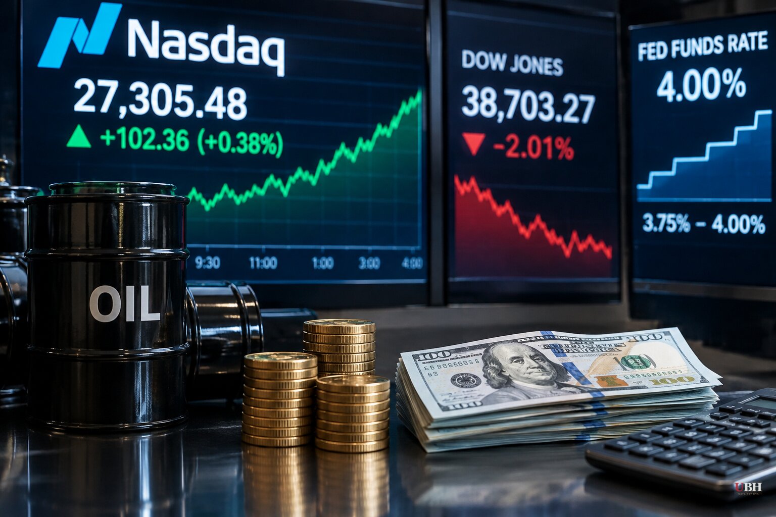 Nasdaq Closed Q3 at Record Highs While Dow Fell 2% as Oil Surged and Fed Funds Rate Hit 4%