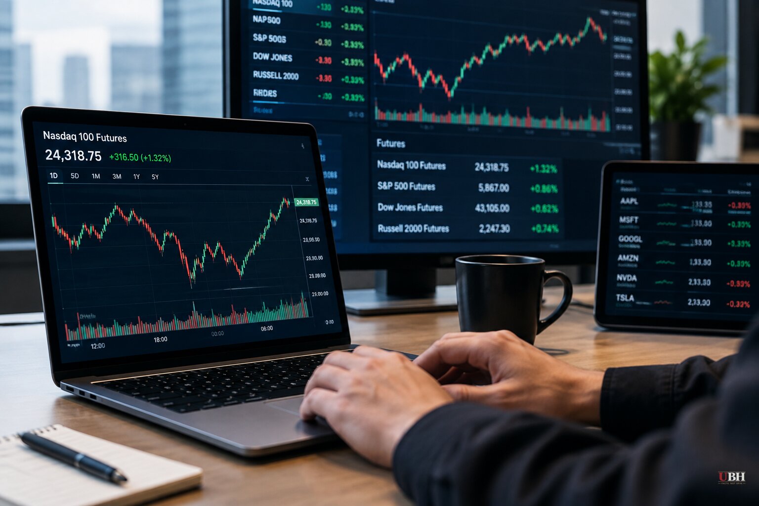 Nasdaq Futures Rise Before Monday Open After 4.48% Weekly Drop in the Index