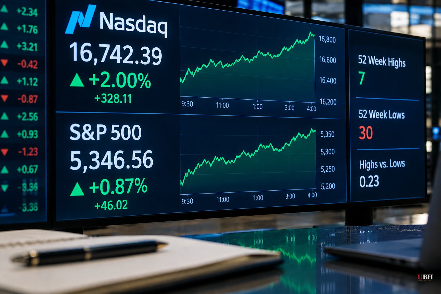 Nasdaq Hit a Record Monday, But 30 S&P 500 Stocks Hit New Lows for Every 7 That Hit New Highs, a Split Not Seen Since 1999