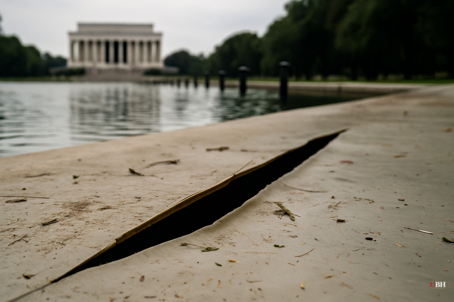 National Park Service Confirms Reflecting Pool Liner Was Cut with a Sharp Knife or Razor, Repairs Pushed to After July 4