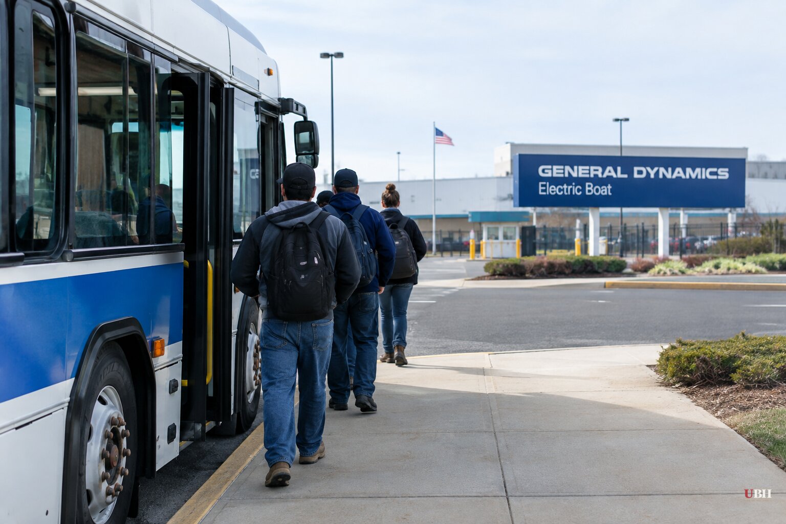 Navy Says Bus Passes and Ride Programs Are Helping Fix Submarine Yard Worker Shortage