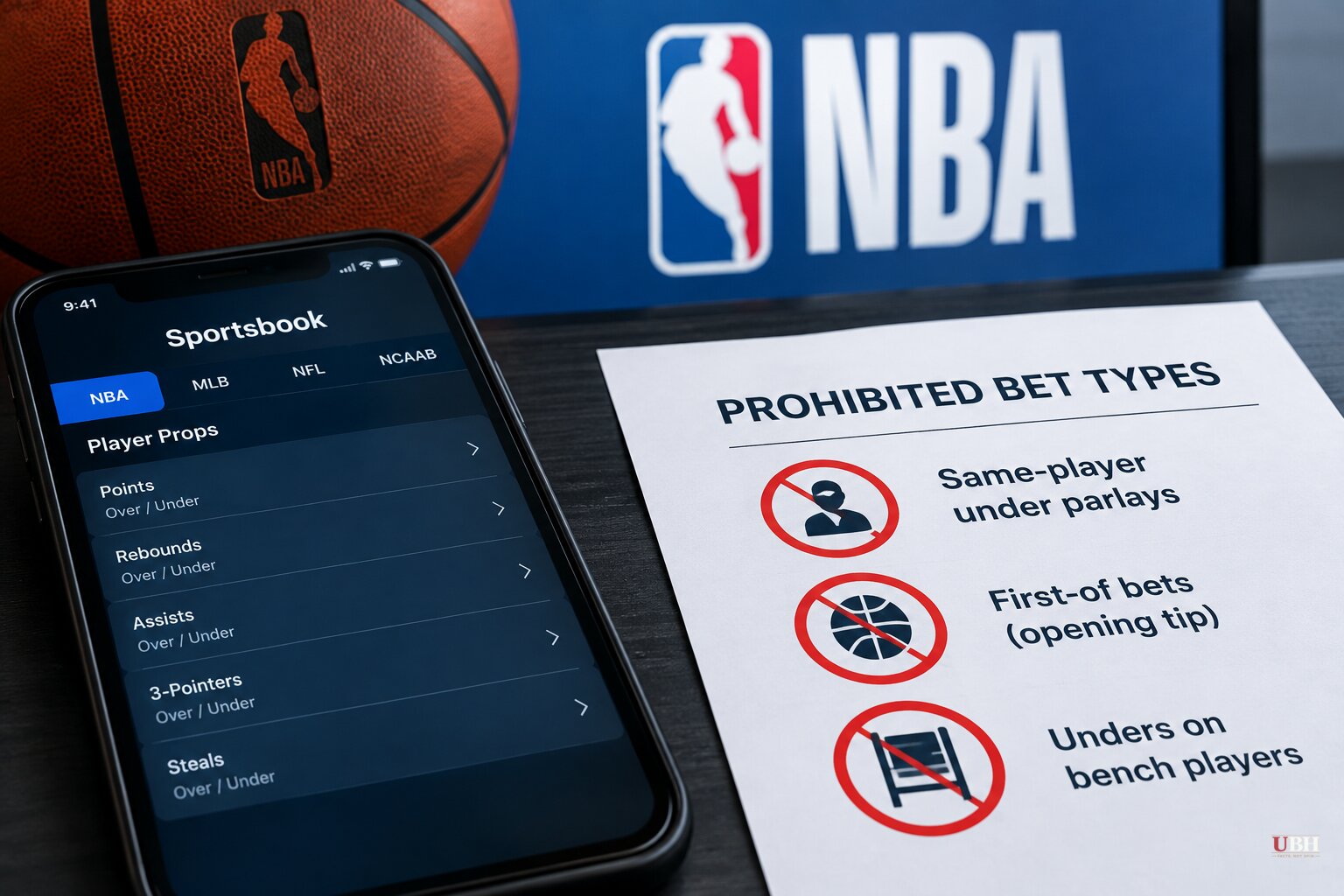 NBA orders sportsbooks to ban same-player under parlays, first-of bets and unders on bench players