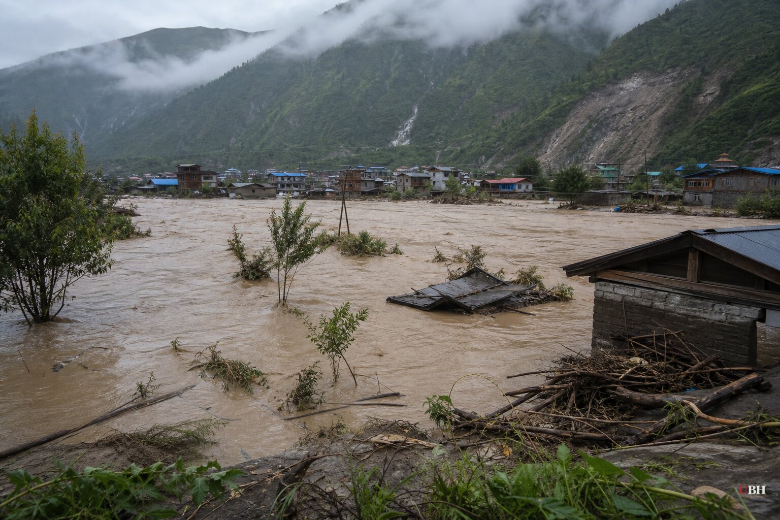 Nepal-China Flood Toll Passes 750 as Fresh Warnings Issued, Separate India Monsoon Floods Hit 26 Uttar Pradesh Districts