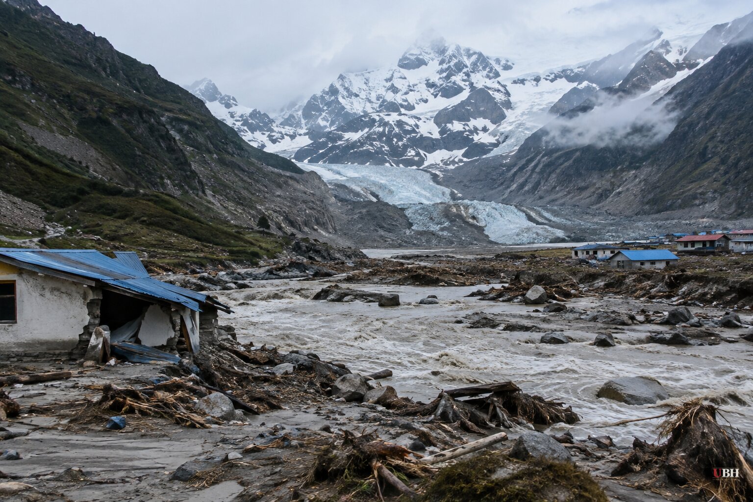 Nepal-Tibet Flood Death Toll Hits 1,300 as New Himalaya Report Blames a Third of Glacier Melt on Brick-Kiln Soot
