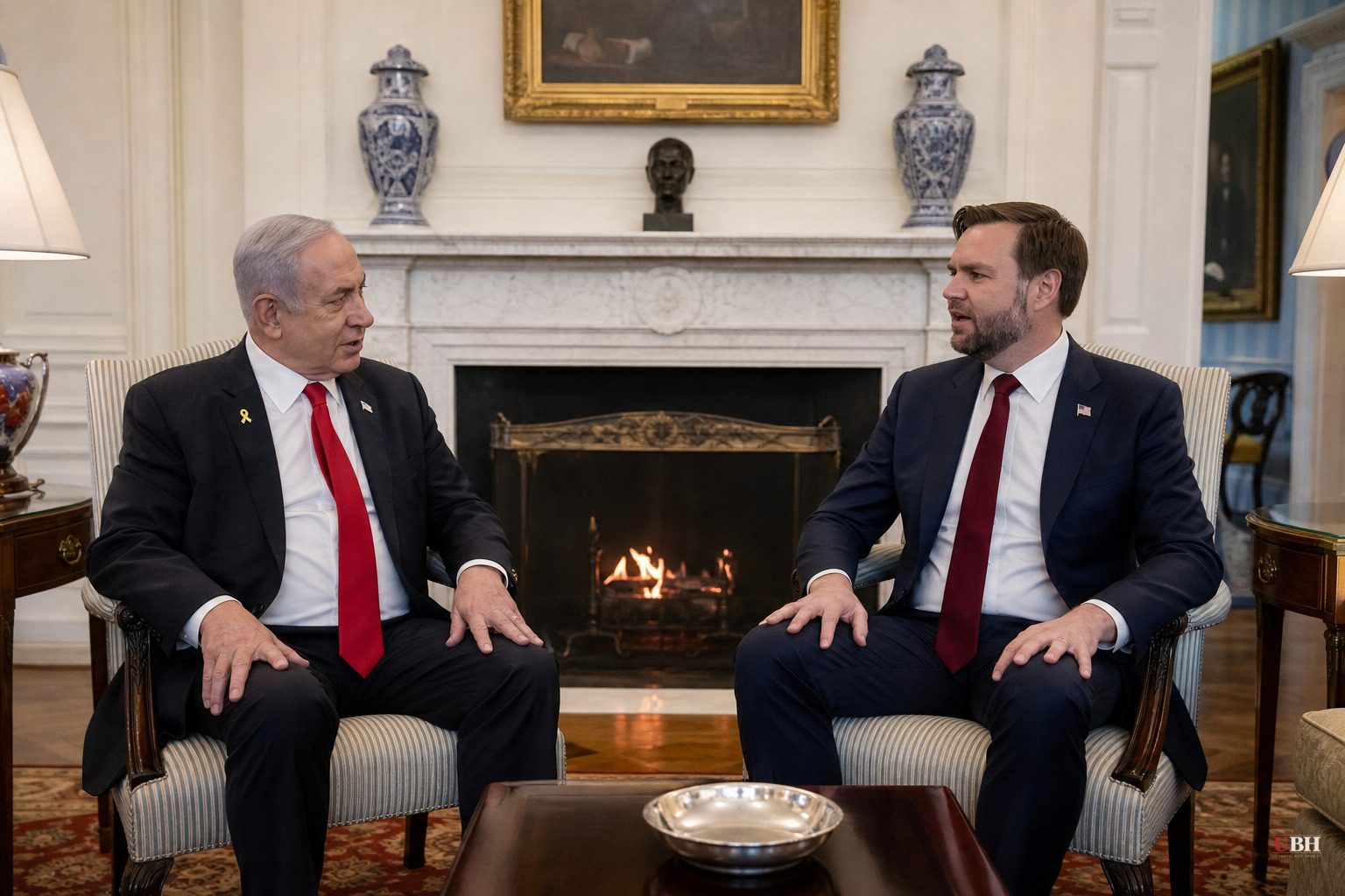 Netanyahu and Vance Hold Direct Blair House Meeting Over Vance's Iran Diplomacy Comments
