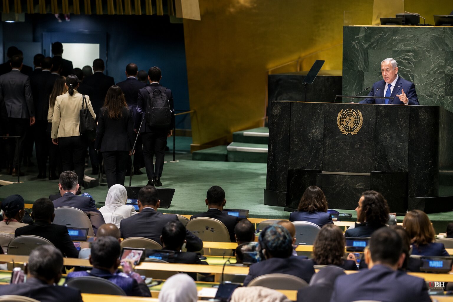 Netanyahu Calls UN Walkout Delegates 'Moral Cowards,' Names NYC Mayor Mamdani in Combative UNGA Speech