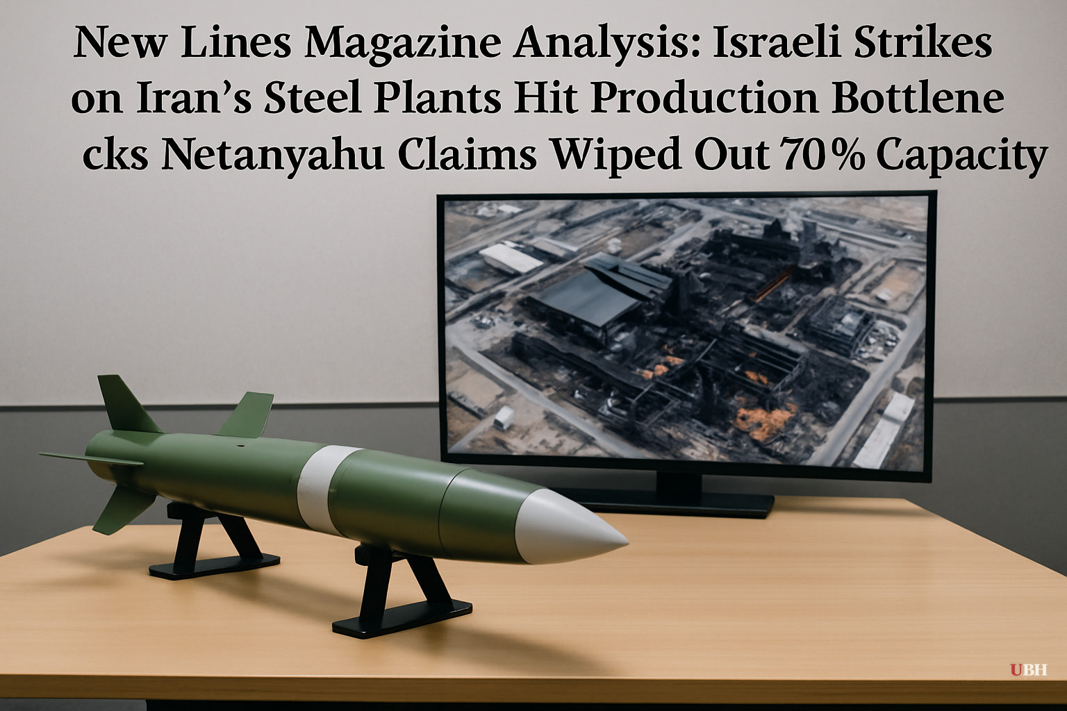 New Lines Magazine Analysis: Israeli Strikes on Iran's Steel Plants Hit Production Bottlenecks Netanyahu Claims Wiped Out 70% of Capacity