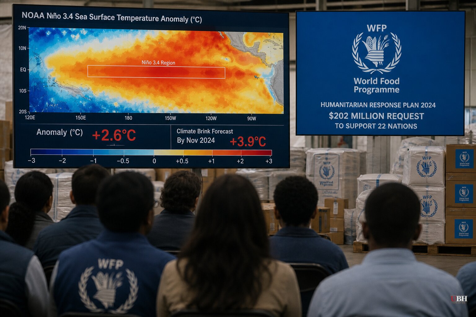 New NOAA Data Shows Niño 3.4 Ocean Temps Running Up to 2.6°C Above Average, WFP Requests $202 Million for 22 Nations
