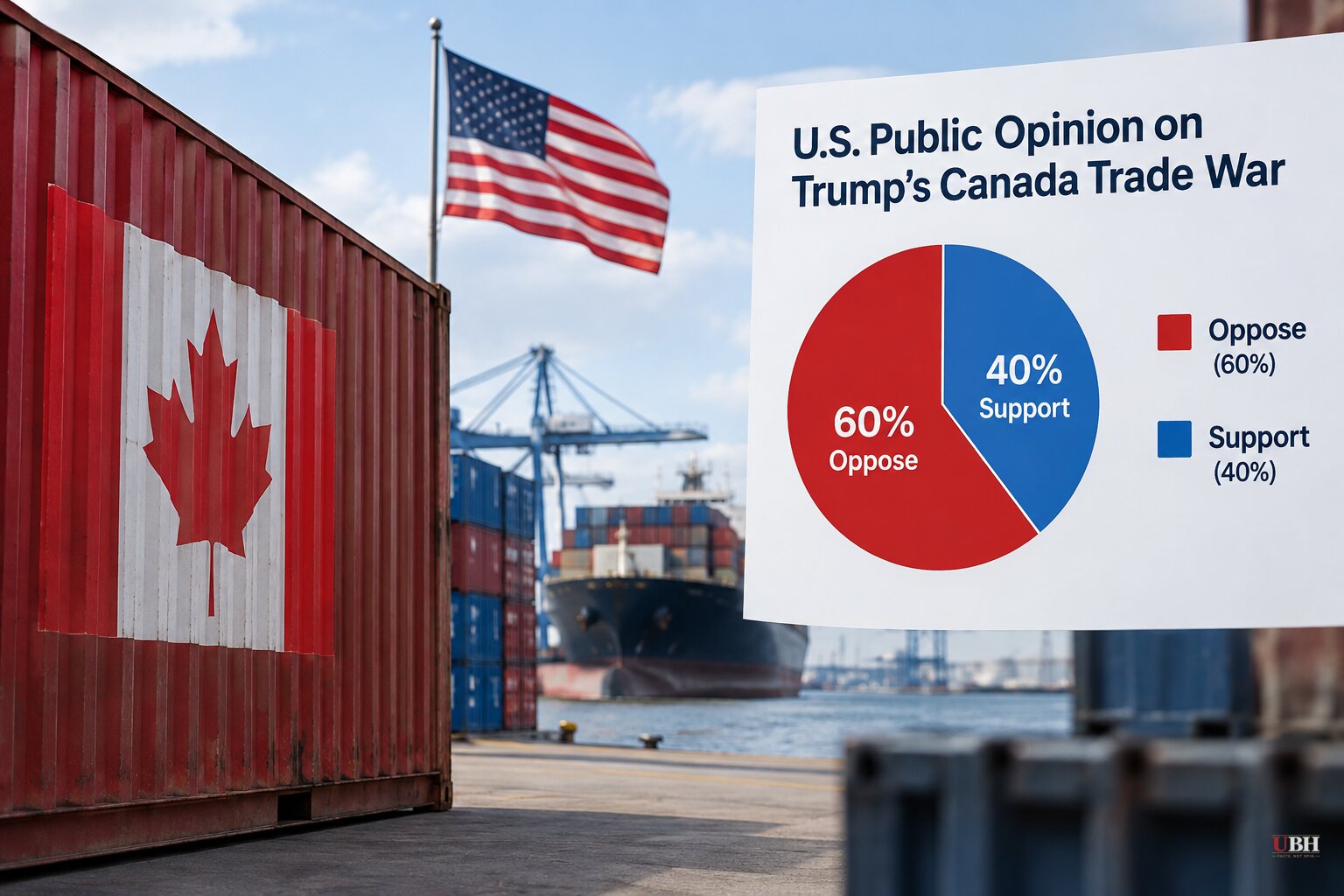 New Poll Finds 60% of Americans Oppose Trump's Canada Trade War, Import Bans Start Next Week
