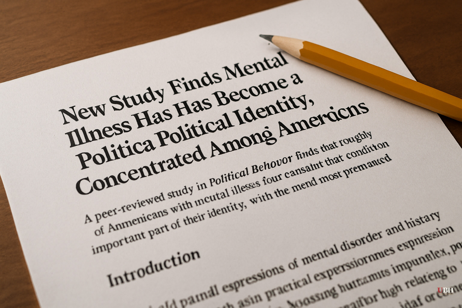 New Study Finds Mental Illness Has Become a Political Identity, Concentrated Among Liberal Gen Z Americans