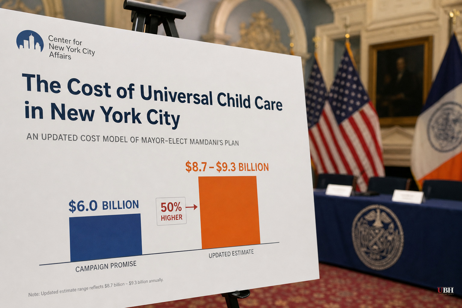 New Study Puts Mamdani Child Care Plan at $9 Billion a Year, 50% Above His Campaign Number