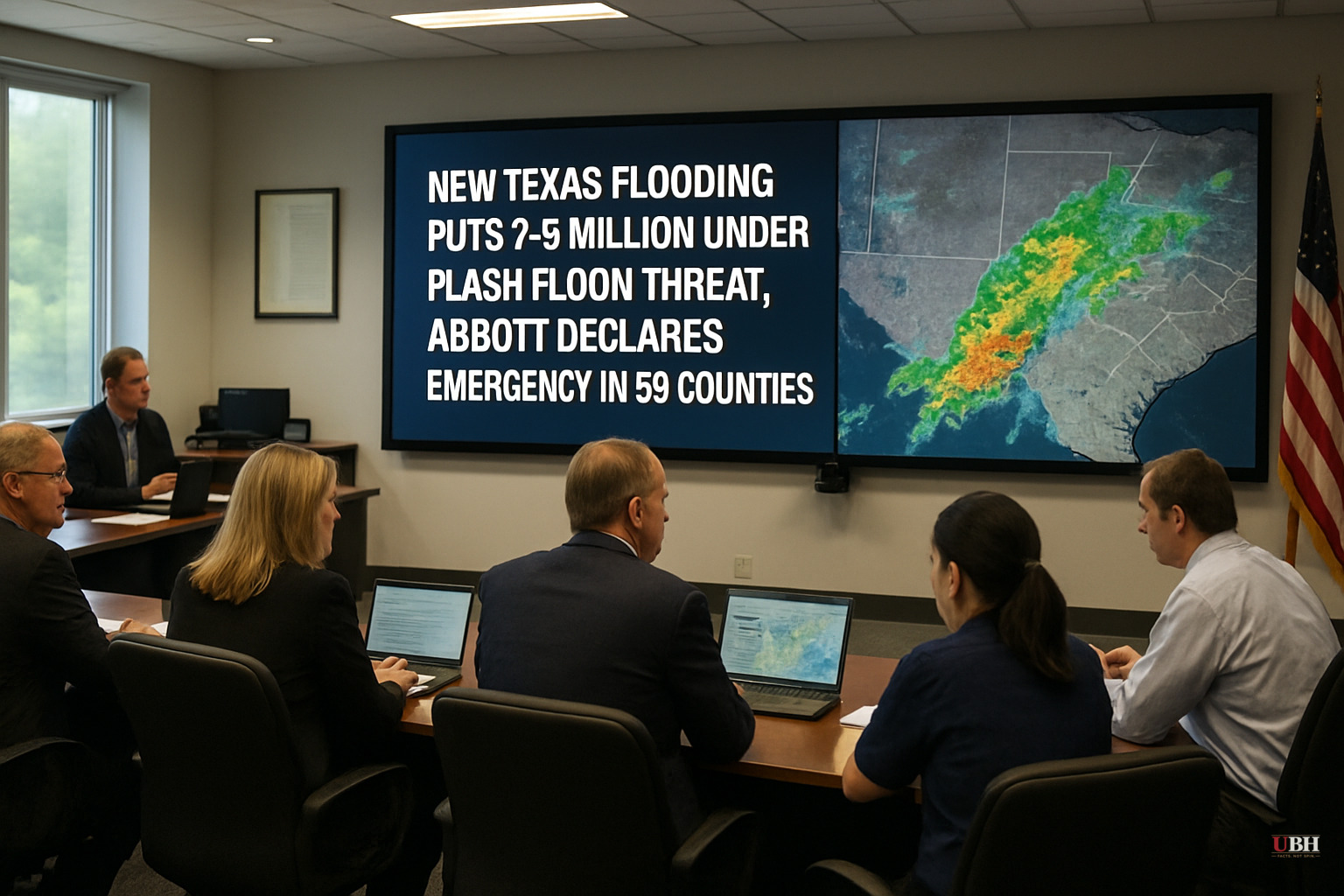 New Texas Flooding Puts 2.5 Million Under Flash Flood Threat, Abbott Declares Emergency in 59 Counties