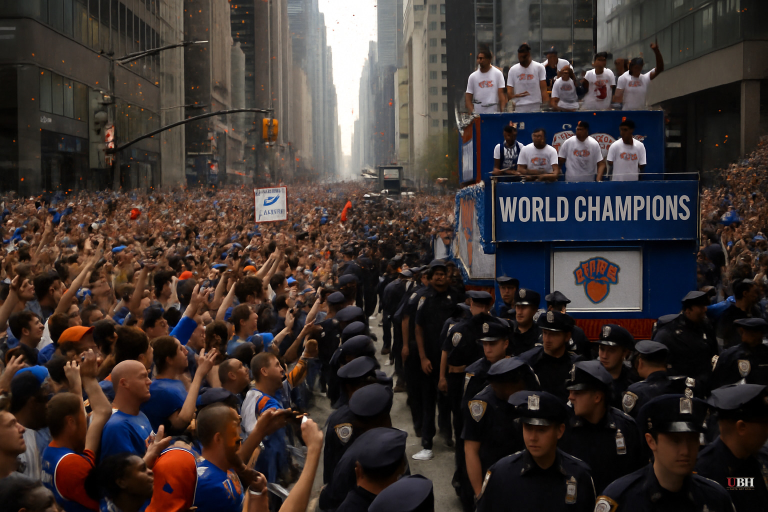 New York Knicks Parade Draws Massive Crowds, 10,000 Officers, and a White House Invitation
