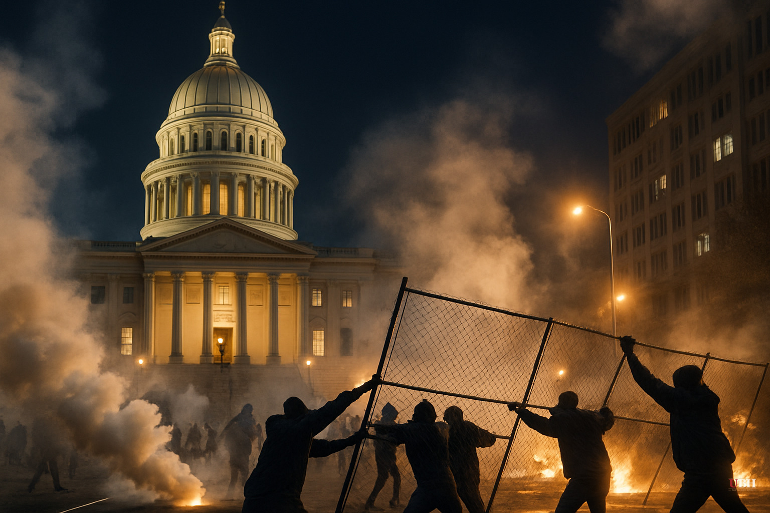 Newark Mayor Baraka Imposes Curfew After Saturday Night Erupts in Tear Gas, Fire, and Fence Battles at Delaney Hall