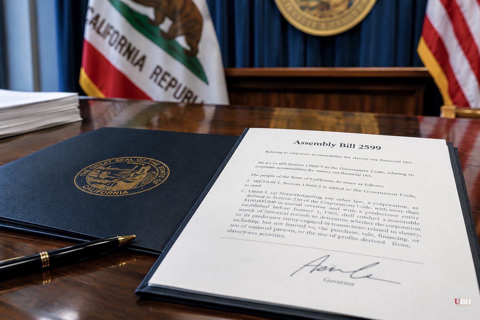Newsom Signs Law Requiring Pre-1965 Companies to Disclose Slavery-Era Financial Ties