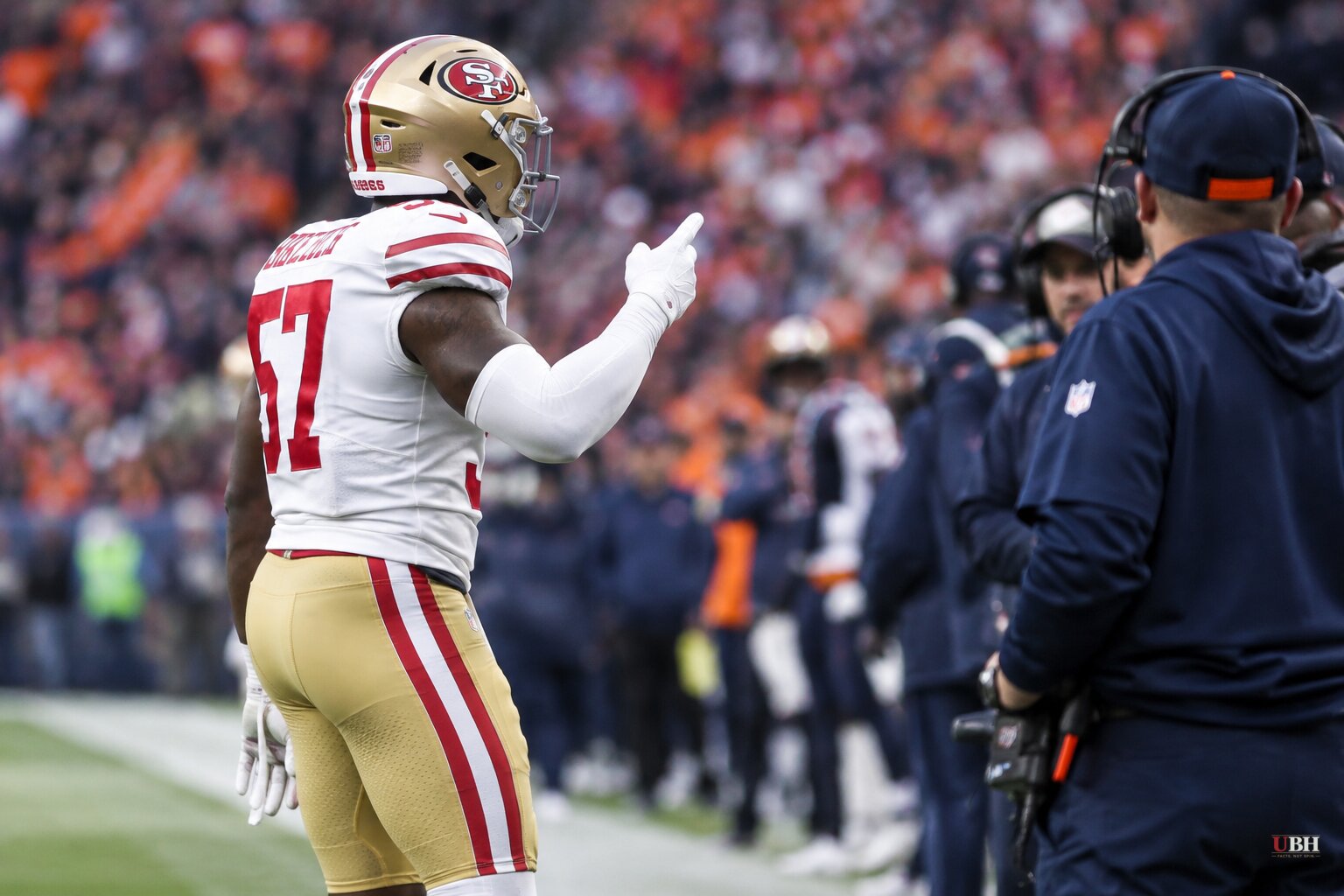 NFL Fines 49ers Linebacker Dre Greenlaw $11,941 for Taunting Sean Payton and Broncos Bench