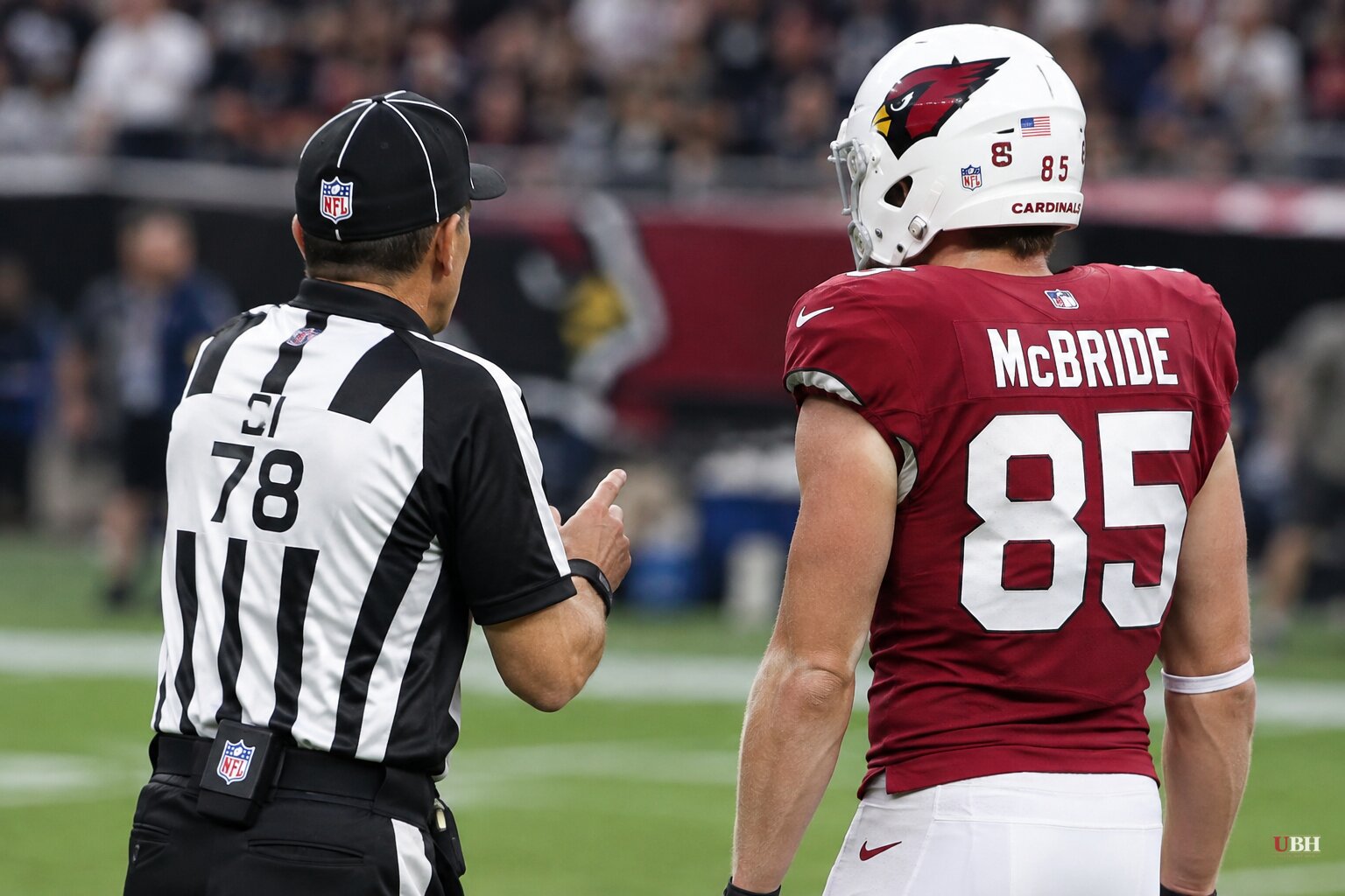 NFL Opens Review After Line Judge Jeff Seeman Curses at Cardinals' Trey McBride on Camera