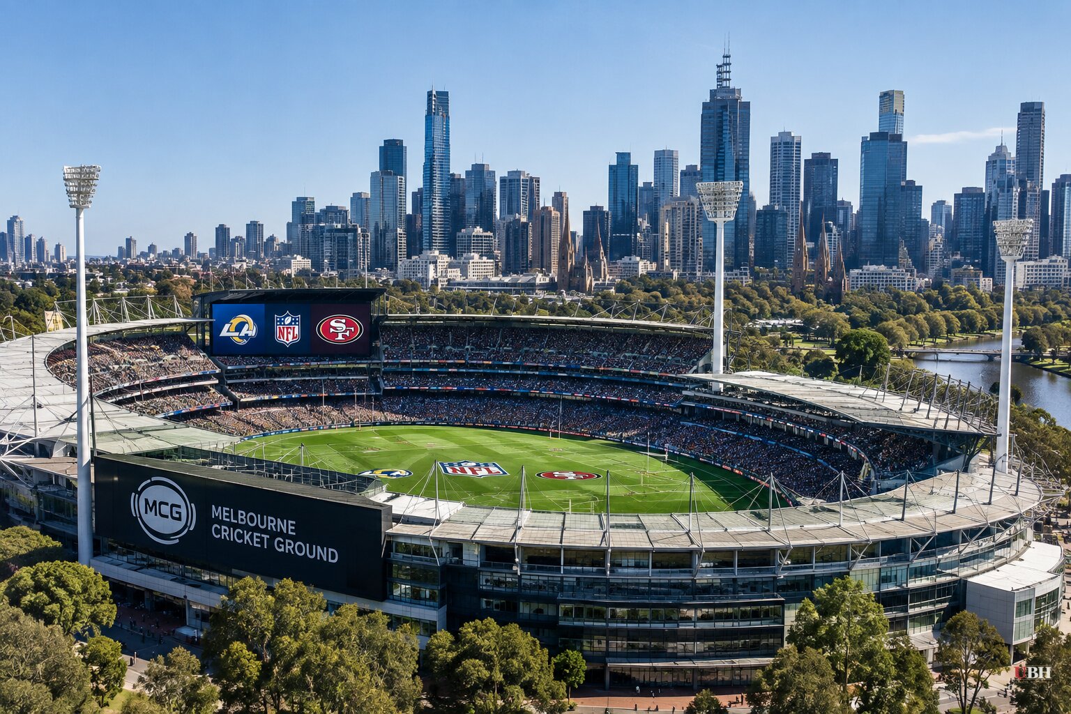 NFL's First-Ever Australia Game Kicks Off Tonight: Rams-49ers Draws 100,000 to Melbourne, Victoria Paid Up to A$15 Million to Host It