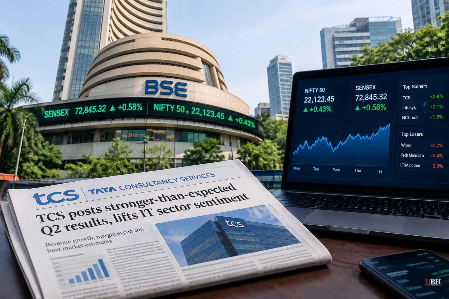 Nifty Snaps Eight-Week Losing Streak With Brent Above $100, and Earnings Tests Loom in Mumbai and New York