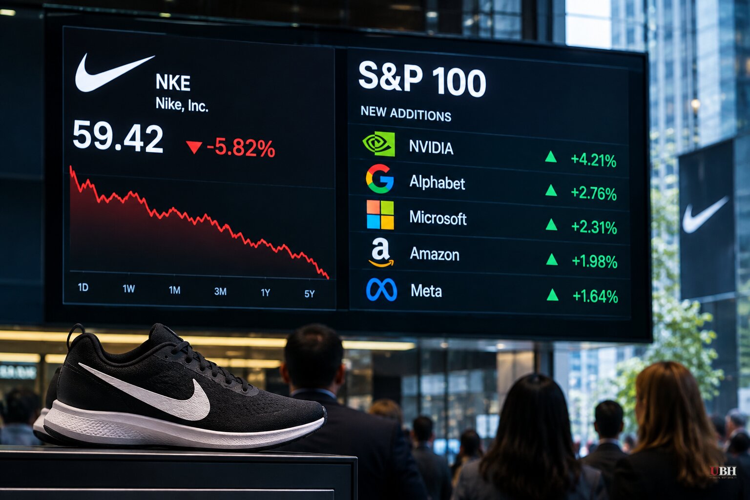 Nike Drops Out of the S&P 100 Today After 18 Years as Stock Sits Near 12-Year Low