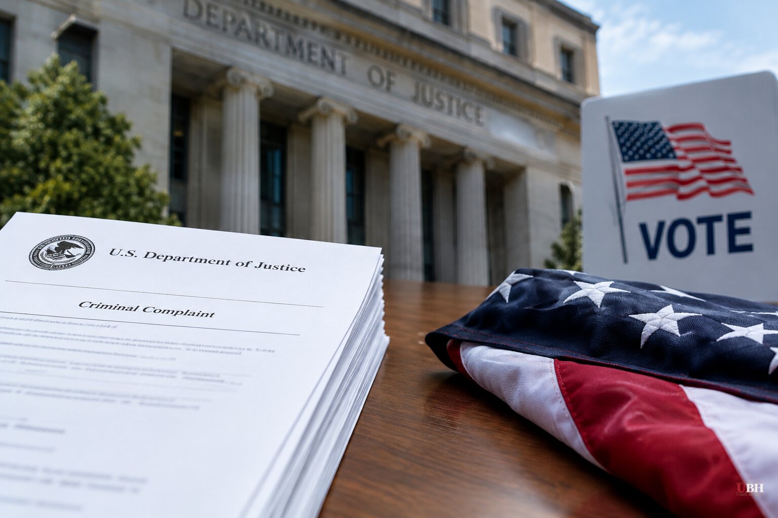 Nine Days Before Midterms, DOJ Charges 28 in California and Sues Over Alaska Senate Certification