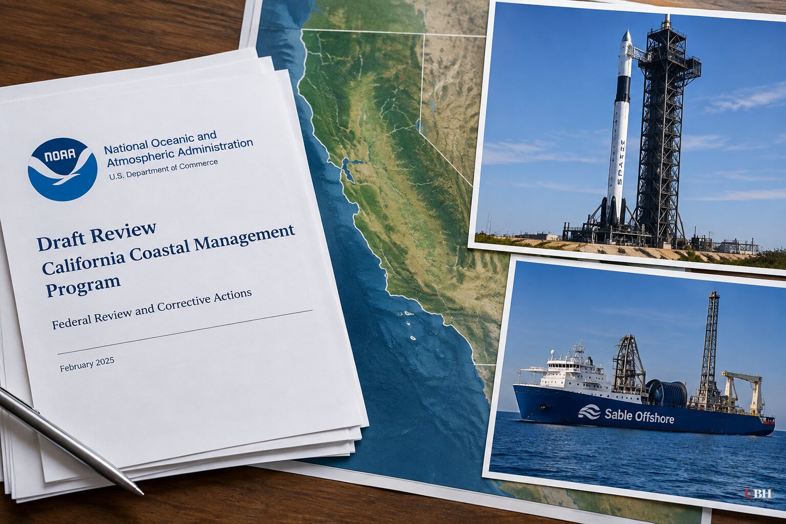 NOAA draft review suspends California coastal funding, demands talks with SpaceX and Sable Offshore