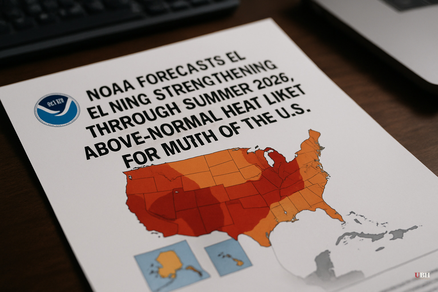 NOAA Forecasts El Niño Strengthening Through Summer 2026, Above-Normal Heat Likely for Much of the U.S.
