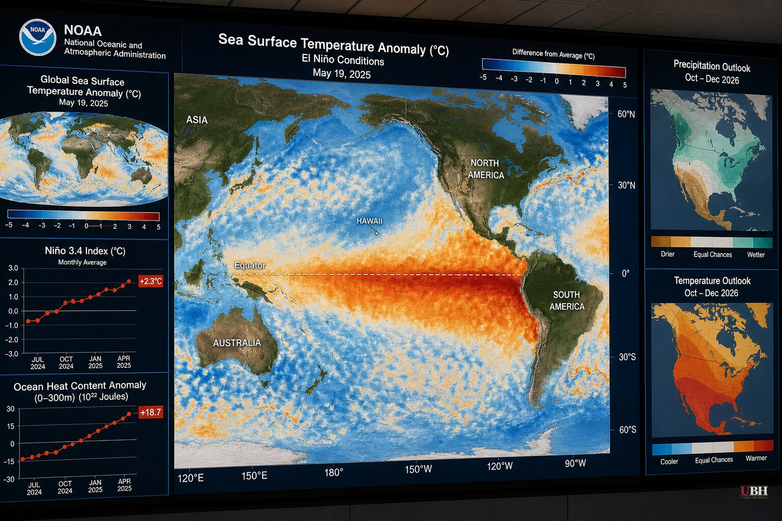 NOAA Says This Winter's El Niño Has a 69% Shot at Being the Strongest on Record